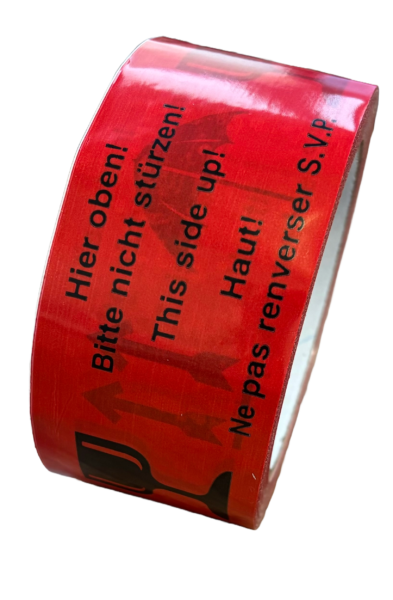 Klebeband, rot - 50 mm x 66 m