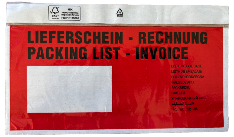 Dokufix DIN lang - Lieferschein/Rechnung